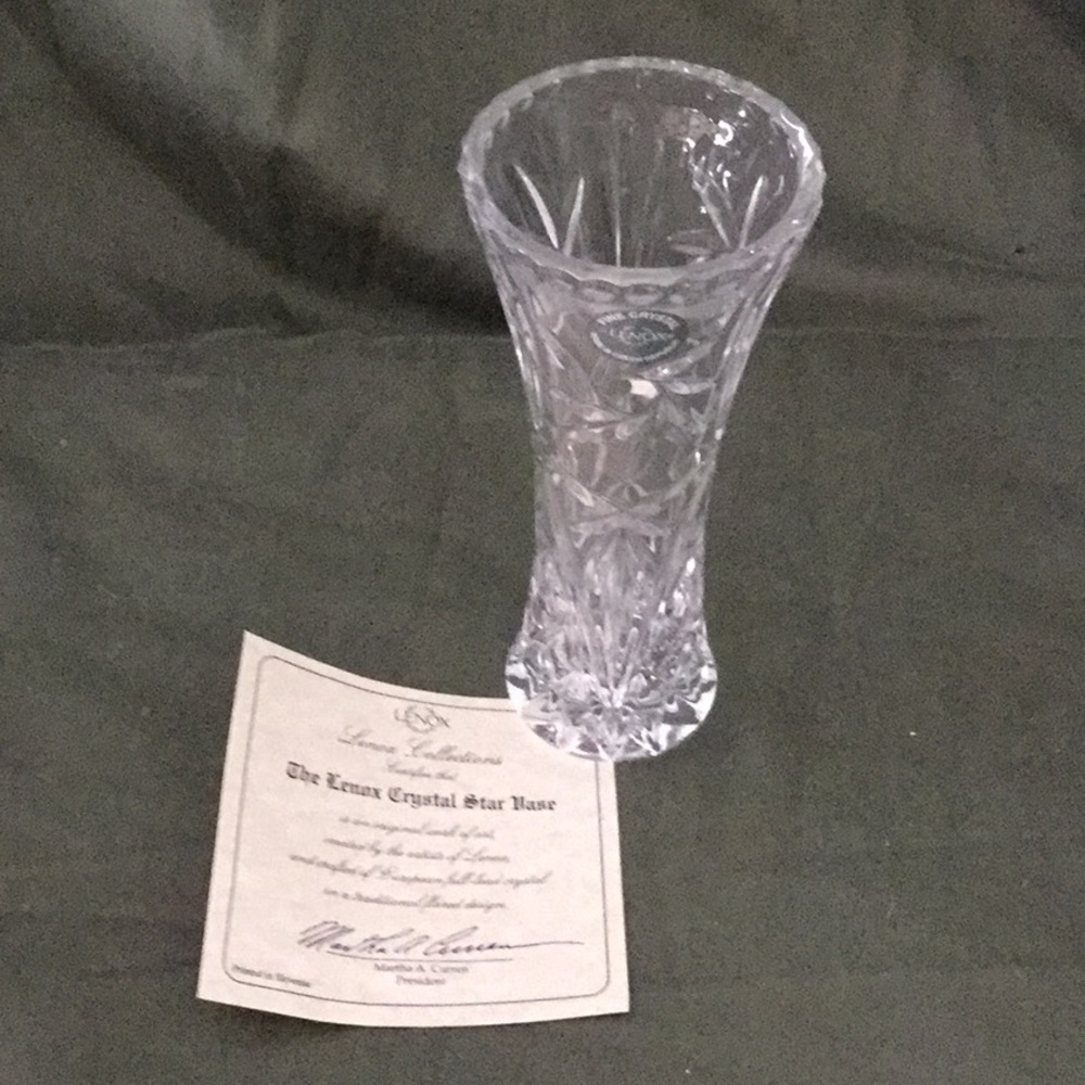 Lenox star vase